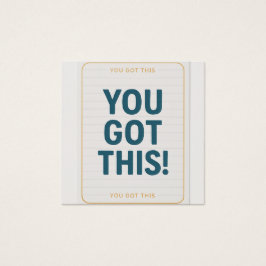 Você Tem Este - Cartão De Saudação Motivacional