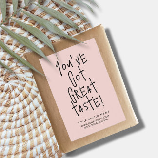 Você tem rótulo de embalagem de selo de caixa de ó