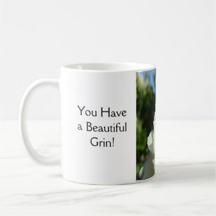 Você Tem Um Sorriso Bonito! Caneca de Café Rosa Br