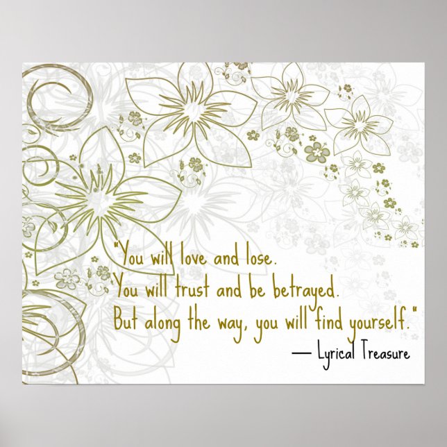 Você Vai Adorar Poster Motivacional Autodescoberta (Frente)