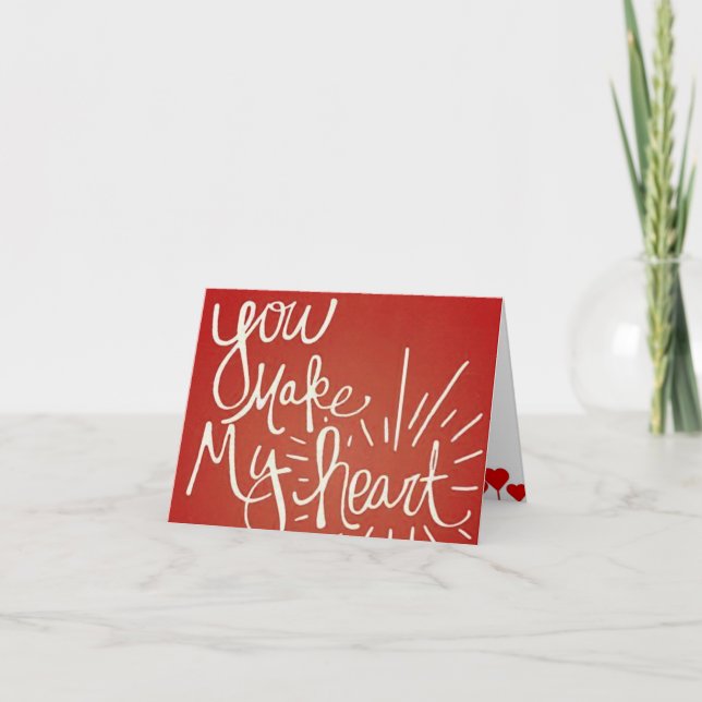 VOCÊ VAI "CASADO-ME" AMA TANTO CARTÃO DE PROPOSTA (Frente)