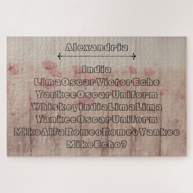 Você vai "Casado-me" dentro de um Quebra-cabeça (Horizontal)