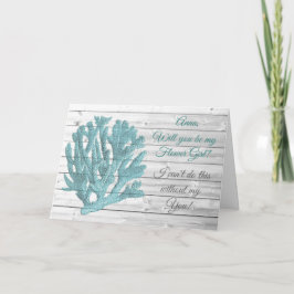 Você vai ser meu cartão de proposta de garota flor