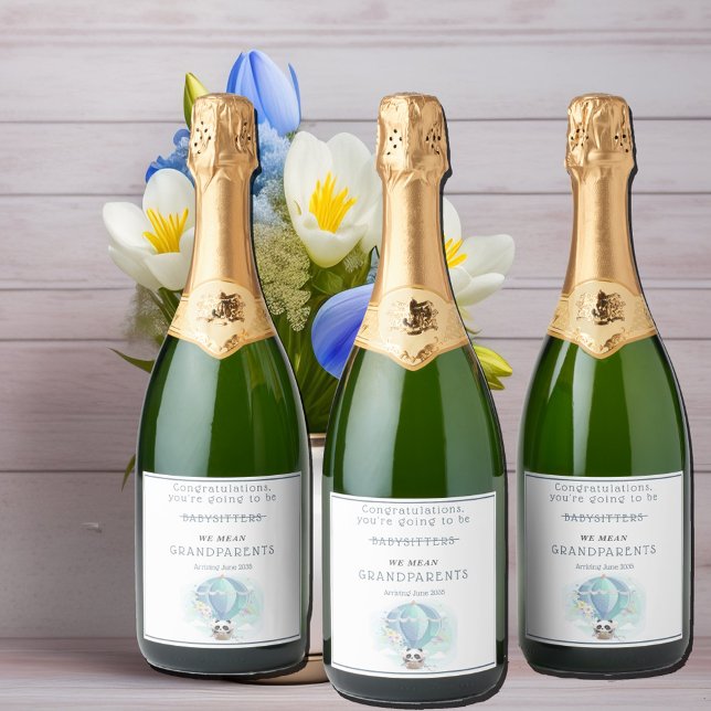 Você vai ser vovô Panda Balloon (Criador carregado)