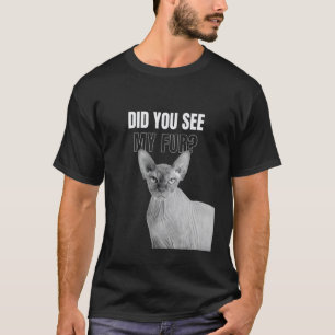 Você Viu Meu Gatinho de Pelúcia Camiseta de Gato