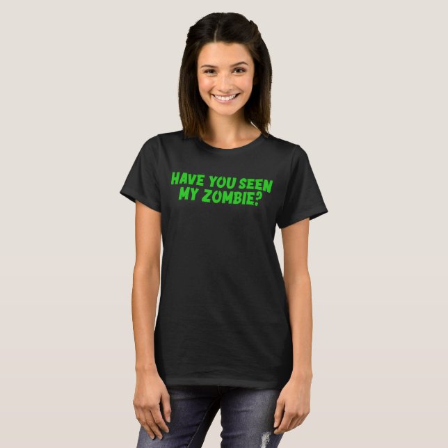 Você Viu Minha Camiseta Zombie? (Frente Completa)