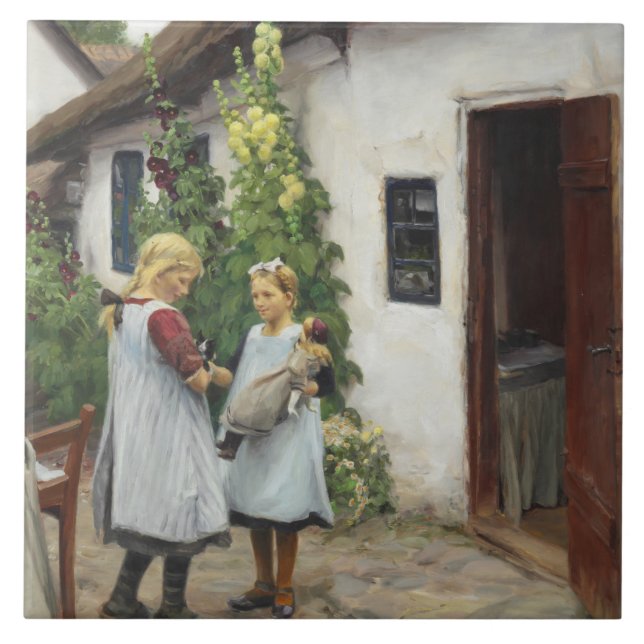 Você Viu O Meu Gatinho? (por H.A. Brendekilde) (Frente)