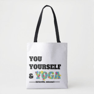 Você, você mesmo e Yoga Floral Tote Bag