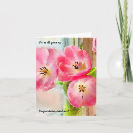 Vocês estão todos crescendo com um cartão de gradu