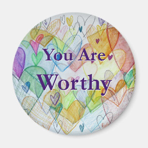 Vocês São Imãs de geladeira De Arte Dignas