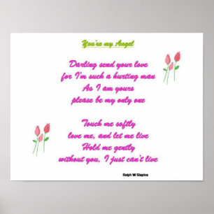 Vocês são meus posters anjo-românticos