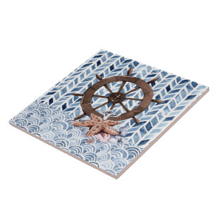 Volante do navio, estrela, padrão náutico