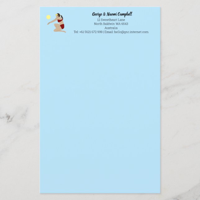 Voleibol de praia (Frente)