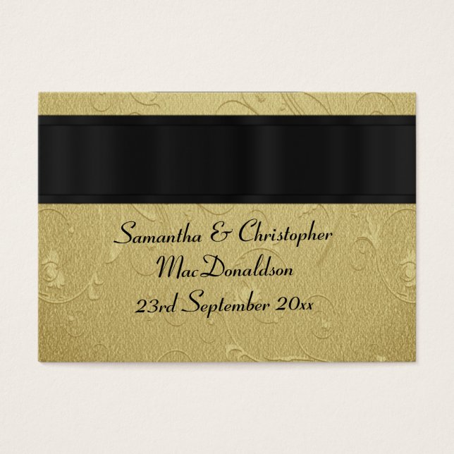 Volta, obrigado de casamento dourado. (Frente)