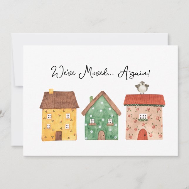 Voltámos a mover um novo cartão de mudança de ende (Frente)