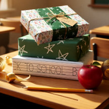 Voltar à cor da escola, verde e b&w