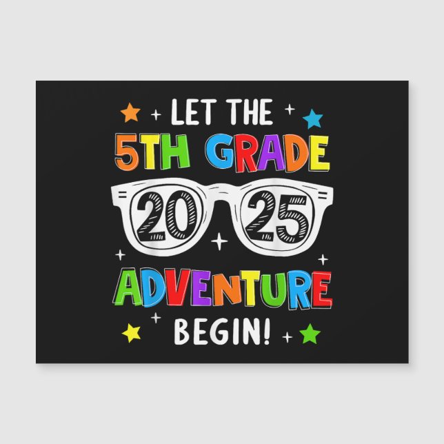 Voltar À Escola 2025 Deixar Que A Aventura Do 5 Se (Frente)
