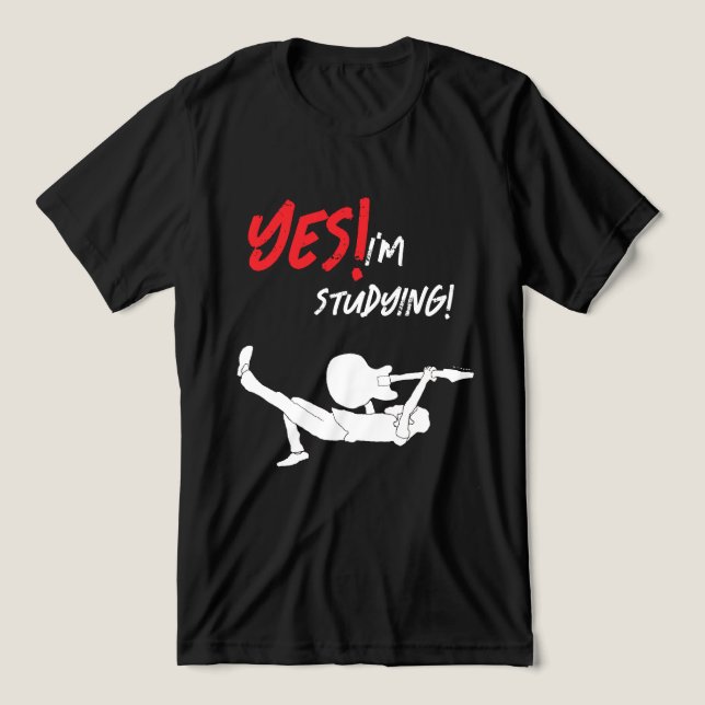 Voltar ao Estudo do Jogador de Violão da Escola (Design frontal)