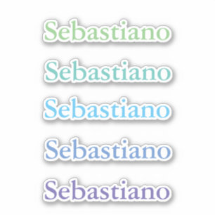 Voltar aos adesivos da escola Nome azul verde