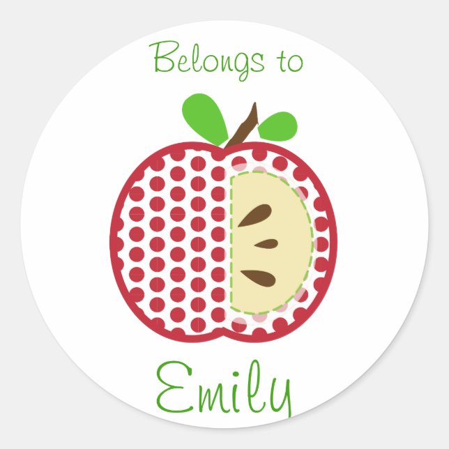 Voltar aos adesivos escolares (Pertence a) (Frente)