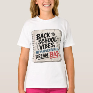 Voltar às Vibrações Escolares – Camiseta de Aventu