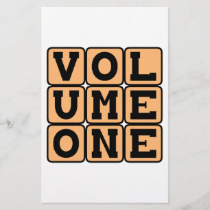 Volume Um, Primeiro Volume