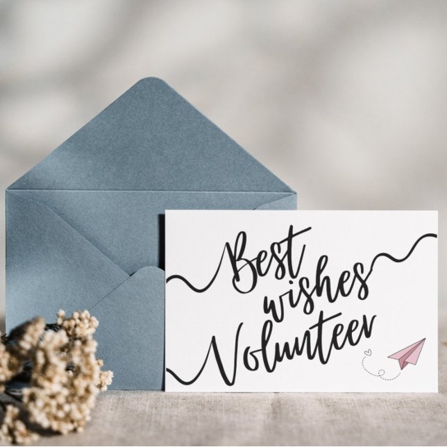 Voluntário: Obrigado Cartões Melhores Desejos em V (Criador carregado)