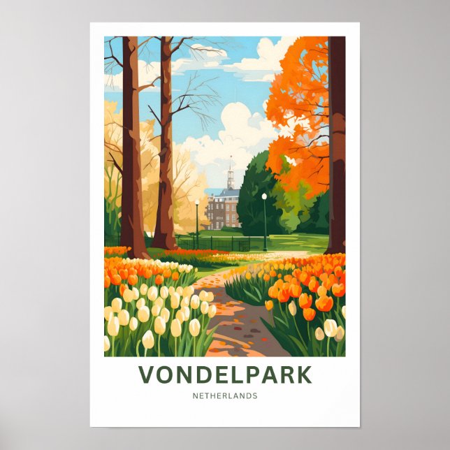 Vondelpark Netherlands Viagem Impressão (Frente)