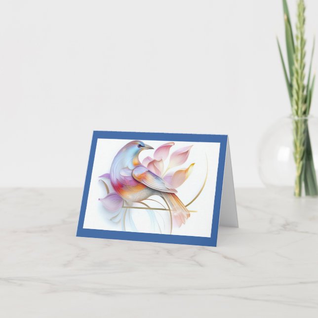 Voo(3) Cartão de Nota Dobrado (Frente)