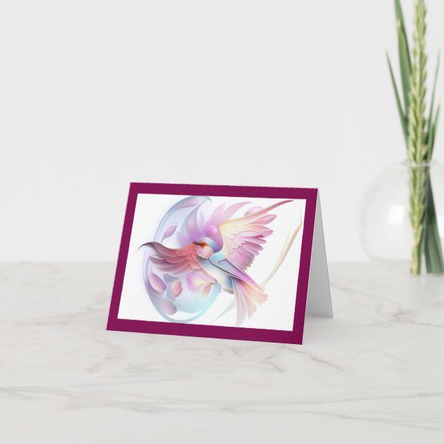 Voo(4) Cartão de Nota Dobrado (Frente)