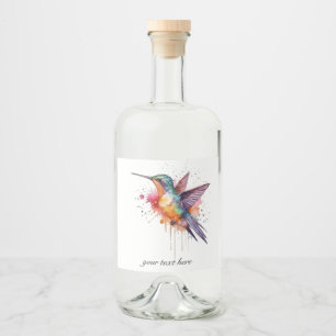 Voo Colorido, personalizado de beija-flor-d-água