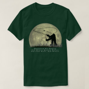 Voo de Sasquatch Pescar Camisa Novo México
