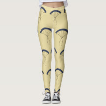 Voo de Sonho Aéreo: Leggings de Sussurros Eólicos