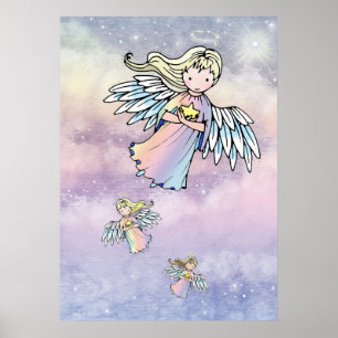 Voo do Anjo Poster por Molly Harrison
