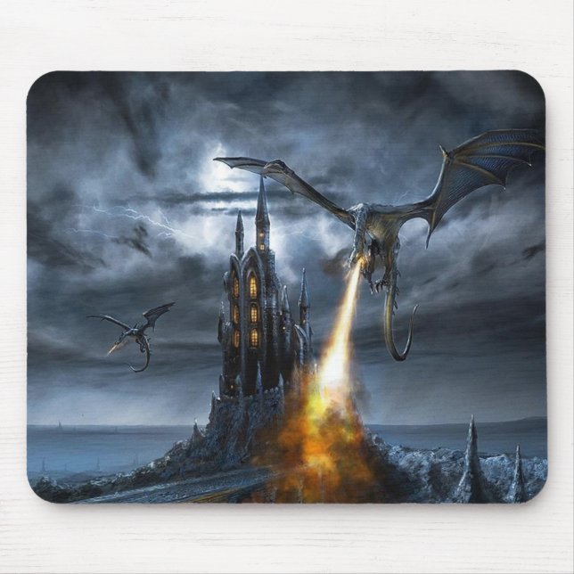 Vôo do dragão - Mousepad (Frente)
