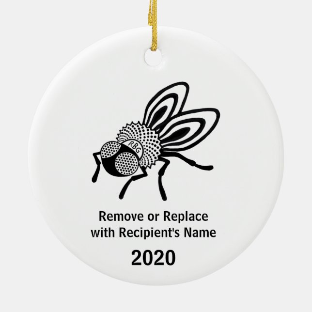 Voo RBG personalizável com ornamento de colarinho  (Traseira)
