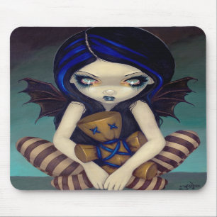 "Voodoo" em Mousepad azul