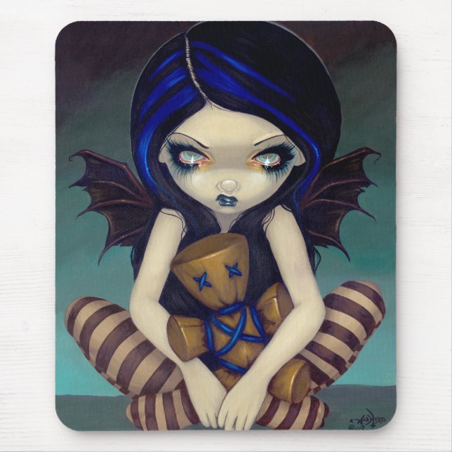"Voodoo" em Mousepad azul (Frente)