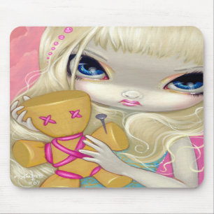 "Voodoo" em Mousepad cor-de-rosa