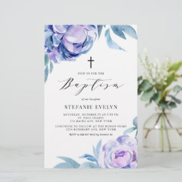 Voos de Batismo Violeta por Aquarela Flores de Peô