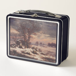 Vordingborg no Inverno por J.C. Dahl Fine Art