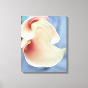 Vórtex White Calla Lily Floral Canvas