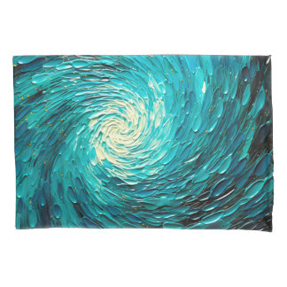 Vórtice Abstrato de Oceano Turquesa