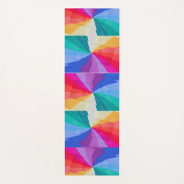 Vórtice de Cores no tapete de yoga