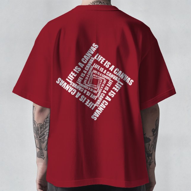 Vórtice de Criatividade - A vida é uma camiseta de (Criador carregado)