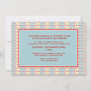Votação Convite de festas de eleição