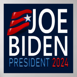 Votação Joe Biden Presidente 2024 Poster das eleiç