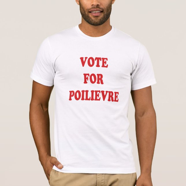 VOTAÇÃO PARA A Camisa T POILIEVRE (Frente)