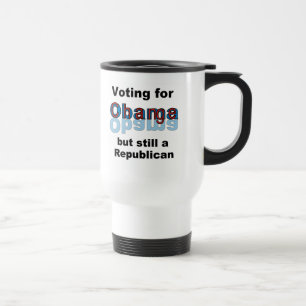 Votação para a caneca de viagem de Mudança-Obam