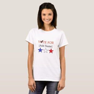 Votação Personalizada Para A Camisa Política Eleit